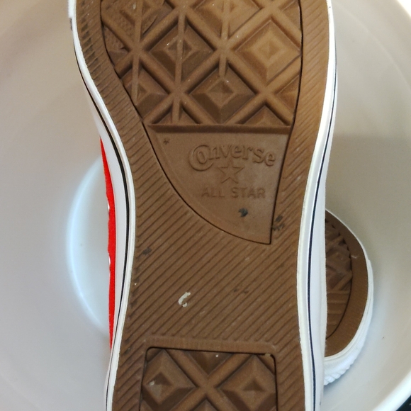 Converse Kids' Classic High-Top Sneakers - Red and White - Picture 2 of 8